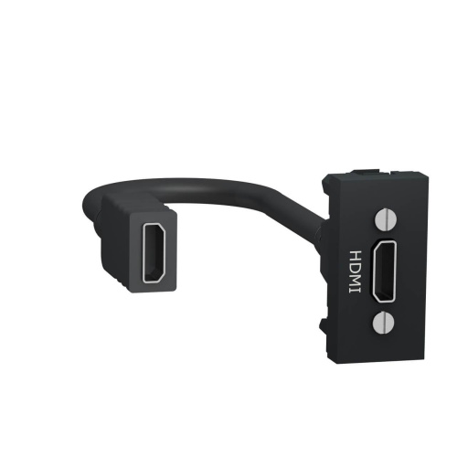 Розетка компьютерная HDMI Schneider Electric Unica New Modular NU343054 Розетка компьютерная HDMI Schneider Electric Unica New Modular NU343054