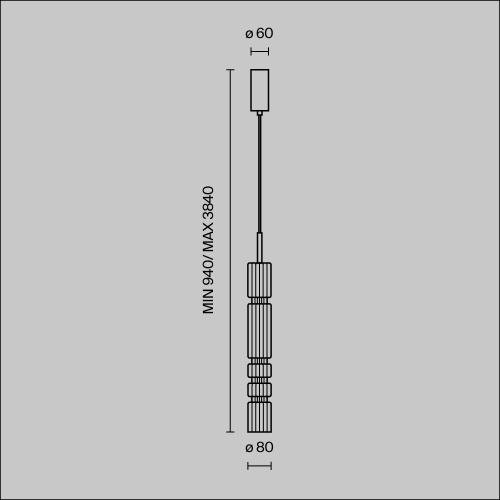 Подвесной светильник Maytoni MOD272PL-L12B3K Подвесной светильник Maytoni MOD272PL-L12B3K
