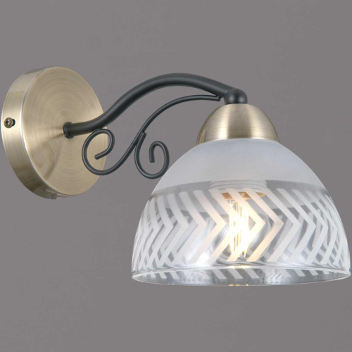 Бра Illumico IL0435-1WSQ-24 BK AB SPICA Бра Illumico IL0435-1WSQ-24 BK AB SPICA