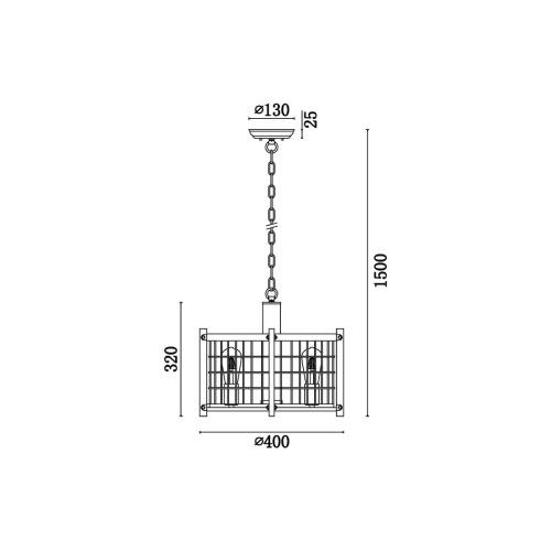 Подвесной светильник Vele Luce Lucca VL6062P03 Подвесной светильник Vele Luce Lucca VL6062P03