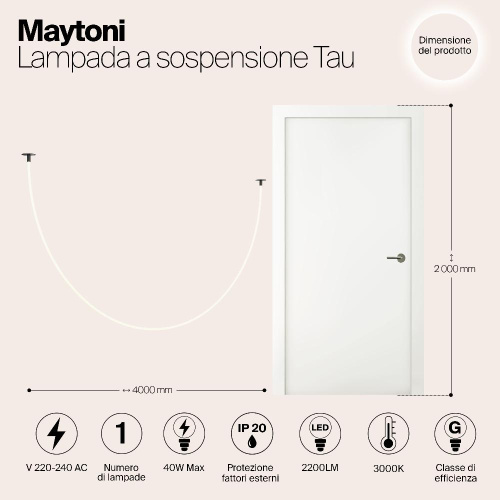 Подвесной светильник Maytoni MOD146PL-L40B3K Подвесной светильник Maytoni MOD146PL-L40B3K