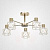 Потолочная Люстра Corf B3 Champagne 5 Lamps By Imperiumloft