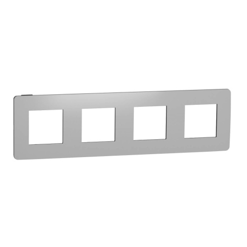 Рамка 4-постовая Schneider Electric Unica New NU280856 Рамка 4-постовая Schneider Electric Unica New NU280856