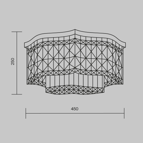 Потолочная люстра Maytoni Dune DIA005CL-06G Потолочная люстра Maytoni Dune DIA005CL-06G