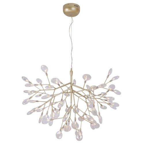 Подвесная люстра Crystal Lux Evita SP63 Gold/Transparent Подвесная люстра Crystal Lux Evita SP63 Gold/Transparent