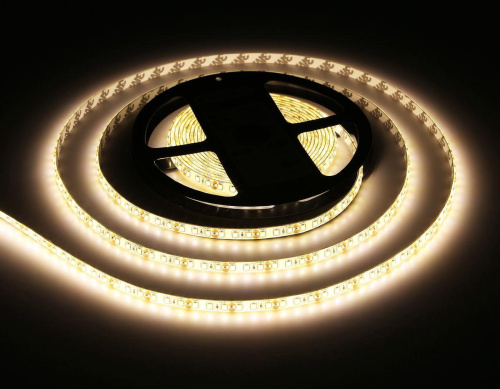 Светодиодная влагозащищенная лента Ambrella Light 9,6W/m 120LED/m 2835SMD теплый белый 5M GS1201 Светодиодная влагозащищенная лента Ambrella Light 9,6W/m 120LED/m 2835SMD теплый белый 5M GS1201