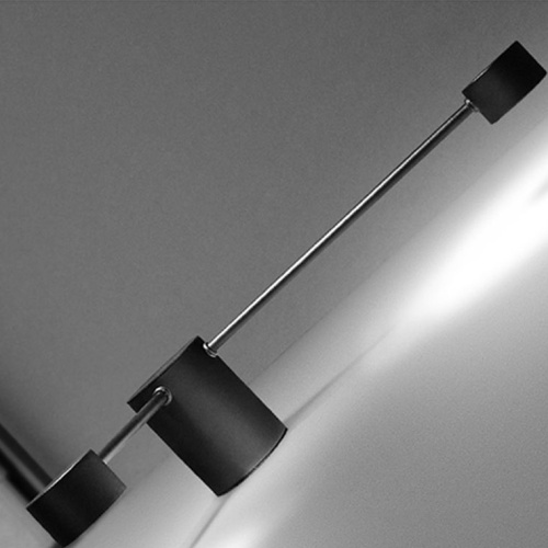 Бра Via Pin Wall L41,5 Black By Imperiumloft
