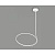 Подвесной светодиодный светильник Italline IT013-6025 white 3000K
