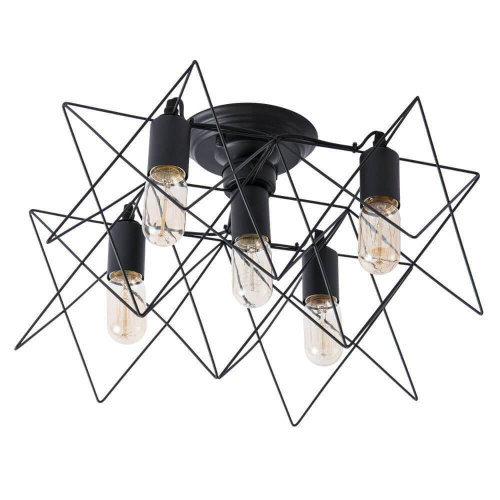Потолочная люстра Arte Lamp A6048PL-5BK Потолочная люстра Arte Lamp A6048PL-5BK