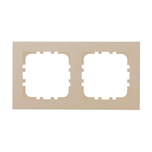 Рамка 2-постовая LK Studio (шампань) LK80 FLAT, 844206-1 Рамка 2-постовая LK Studio (шампань) LK80 FLAT, 844206-1
