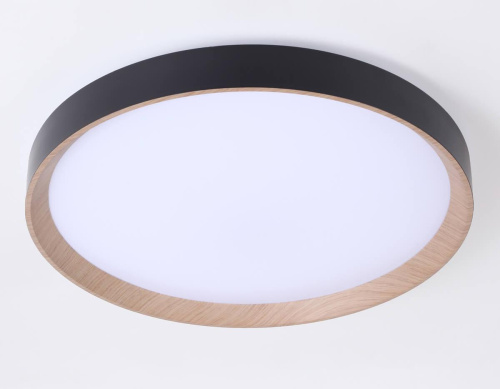 Потолочный светодиодный светильник Ambrella light черный/светлое дерево FZ1326 Потолочный светодиодный светильник Ambrella light черный/светлое дерево FZ1326