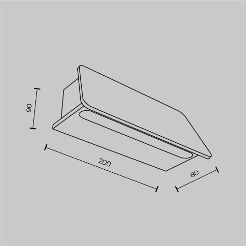 Настенный светильник (бра) Outdoor O429WL-L6GF3K Настенный светильник (бра) Outdoor O429WL-L6GF3K