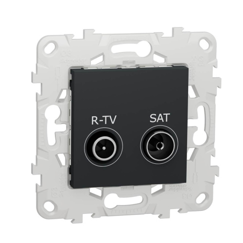 Розетка R-TV/SAT проходная Schneider Electric Unica New NU545654 Розетка R-TV/SAT проходная Schneider Electric Unica New NU545654