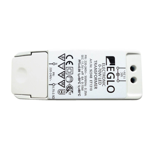 Трансформатор диммируемый Eglo Electronic 11,5V 70W IP20 6A 92348 Трансформатор диммируемый Eglo Electronic 11,5V 70W IP20 6A 92348