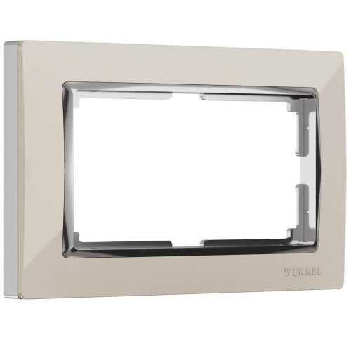 Рамка Werkel Snabb для двойной розетки слоновая кость WL03-Frame-01-DBL-ivory 4690389073144 Рамка Werkel Snabb для двойной розетки слоновая кость WL03-Frame-01-DBL-ivory 4690389073144