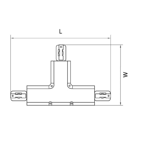 Коннектор T-образный Lightstar Barra 504137 Коннектор T-образный Lightstar Barra 504137