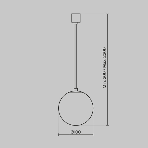 Подвесной светильник Technical P039PL-5W4K-10-B Подвесной светильник Technical P039PL-5W4K-10-B