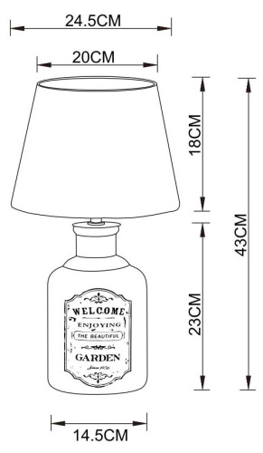 Настольная лампа Arte Lamp Isola A4272LT-1GY Настольная лампа Arte Lamp Isola A4272LT-1GY