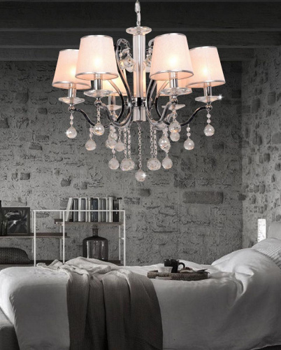 Подвесная люстра Lumina Deco Bellisica LDP 8033-6 SL Подвесная люстра Lumina Deco Bellisica LDP 8033-6 SL