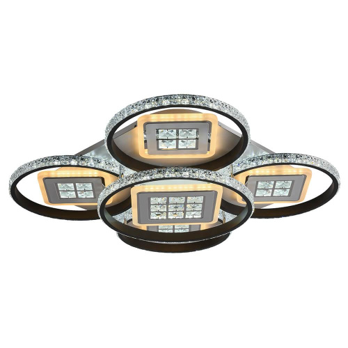 Потолочная светодиодная люстра Profit Light 8053/4+1 WHT+BLK Потолочная светодиодная люстра Profit Light 8053/4+1 WHT+BLK