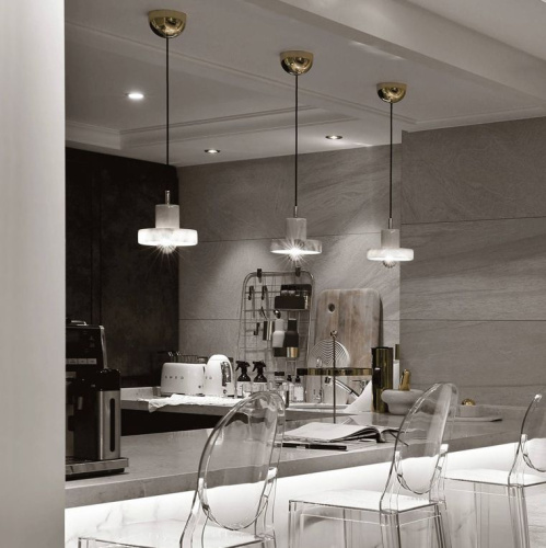 Подвесной Светильник Stone Pendant Green By Imperiumloft By Imperiumloft