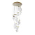 Подвесная светодиодная люстра Arte Lamp Grappolo A2283SP-14GO