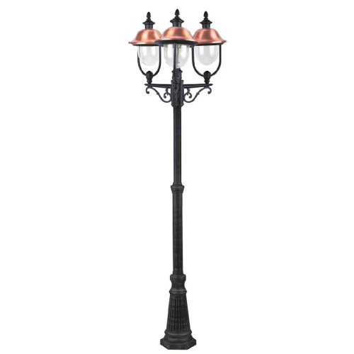 Садово-парковый светильник Arte Lamp Barcelona A1486PA-3BK Садово-парковый светильник Arte Lamp Barcelona A1486PA-3BK