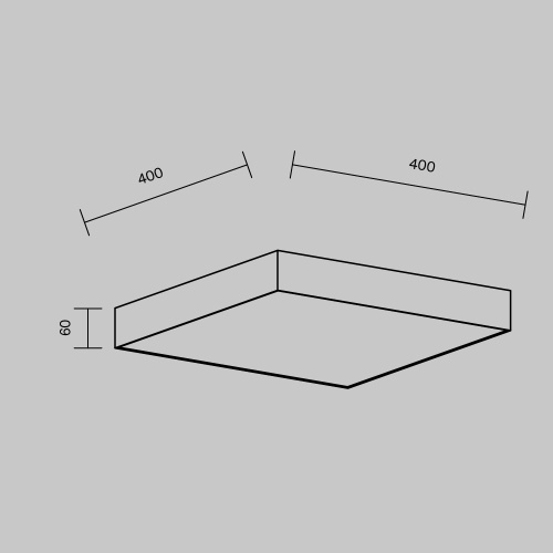 Потолочный светильник Technical C032CL-45W4K-SQ-W Потолочный светильник Technical C032CL-45W4K-SQ-W