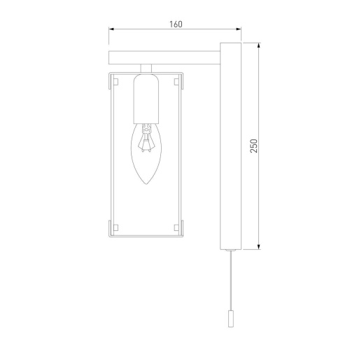 Бра Eurosvet Aragon 60126/1 черный Бра Eurosvet Aragon 60126/1 черный