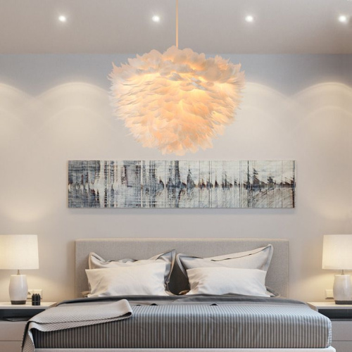 Люстра Feathers D80 White By Imperiumloft