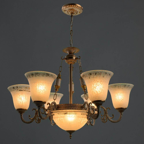 Подвесная люстра Arte Lamp 1 A1032LM-6-3WG Подвесная люстра Arte Lamp 1 A1032LM-6-3WG