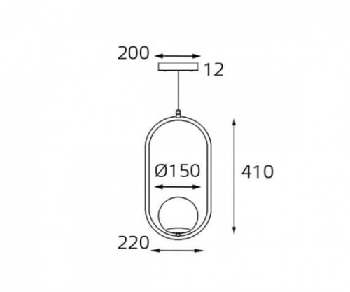 Подвесной светильник Italline Bolla SP 6239 brass Подвесной светильник Italline Bolla SP 6239 brass