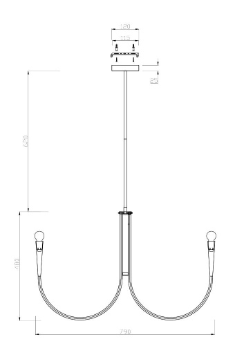 Подвесной светильник Freya FR5253PL-08N Подвесной светильник Freya FR5253PL-08N