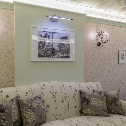 Подсветка для картин Elektrostandard Simple LED 10W 1011 IP20 никель a038392 Подсветка для картин Elektrostandard Simple LED 10W 1011 IP20 никель a038392