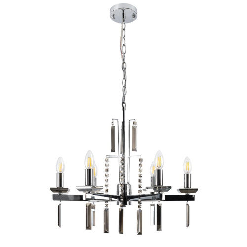 Подвесная люстра Crystal Lux Marron SP6 Chrome Подвесная люстра Crystal Lux Marron SP6 Chrome