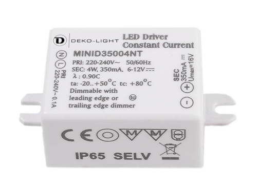 Драйвер Deko-Light MiniD35004NT 6-12V 4W IP65 0,35A 872013 Драйвер Deko-Light MiniD35004NT 6-12V 4W IP65 0,35A 872013