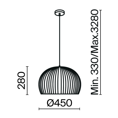 Подвесной светильник Maytoni MOD195PL-01W1 Подвесной светильник Maytoni MOD195PL-01W1