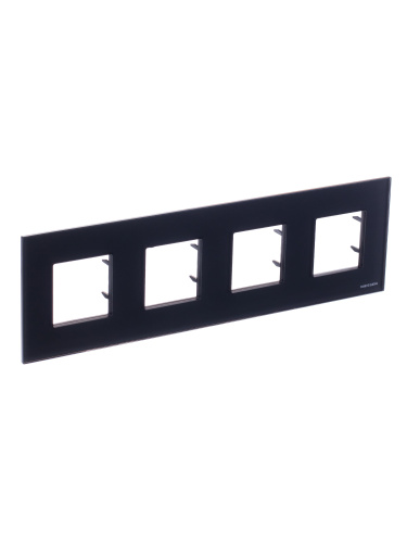 Рамка 4-постовая ABB Zenit антрацит 2CLA227400N1801 Рамка 4-постовая ABB Zenit антрацит 2CLA227400N1801