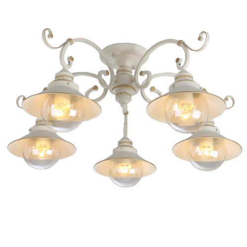 Потолочная люстра Arte Lamp 7 A4577PL-5WG Потолочная люстра Arte Lamp 7 A4577PL-5WG