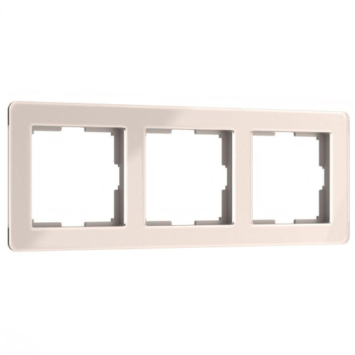 Рамка Werkel Acrylic на 3 поста айвори W0032743 4690389186295 Рамка Werkel Acrylic на 3 поста айвори W0032743 4690389186295