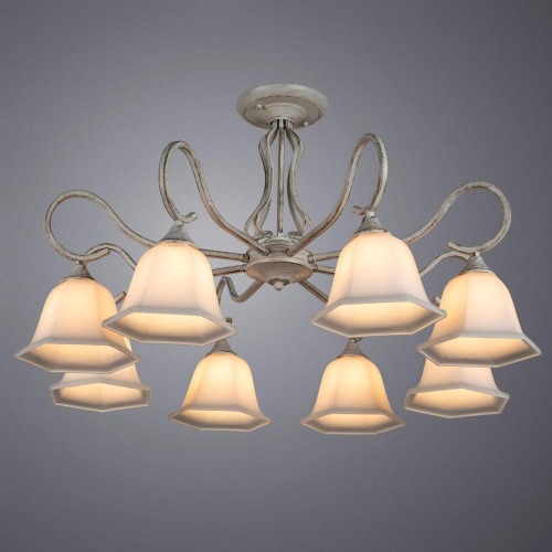 Потолочная люстра Arte Lamp Merry A2714PL-8WG Потолочная люстра Arte Lamp Merry A2714PL-8WG