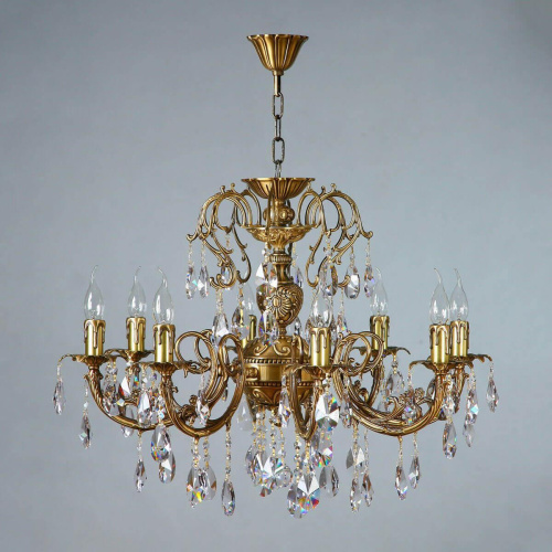 Подвесная люстра Ambiente Alicante 8888/8 AB Tear drop Подвесная люстра Ambiente Alicante 8888/8 AB Tear drop