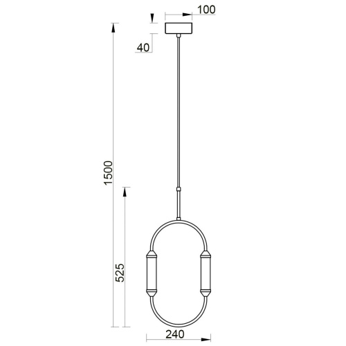 Подвесной светильник Vele Luce Capsula VL7293P11 Подвесной светильник Vele Luce Capsula VL7293P11