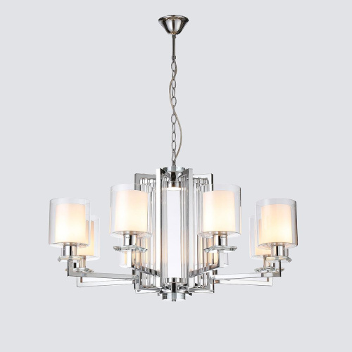 Подвесная люстра iLamp King RM6201-8 CR+CL Подвесная люстра iLamp King RM6201-8 CR+CL