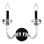 Бра iLamp Vibe W9474-2 Nickel