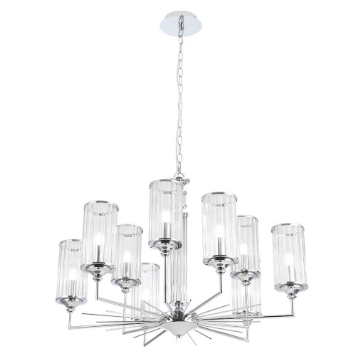 Подвесная люстра Crystal Lux Gloria SP9 Chrome