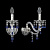 Бра Bohemia Ivele 16110B/1/165/XL Ni V3001