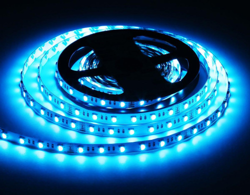 Светодиодная лента Ambrella Light 10W/m 60LED/m 5050SMD дневной белый/RGB 5M GS4402 Светодиодная лента Ambrella Light 10W/m 60LED/m 5050SMD дневной белый/RGB 5M GS4402