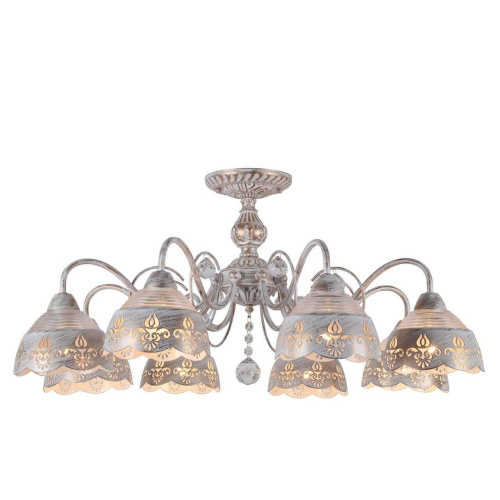 Потолочная люстра Arte Lamp Sicilia A9106PL-8WG Потолочная люстра Arte Lamp Sicilia A9106PL-8WG