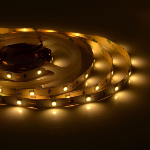 Светодиодная лента Apeyron 7,2W/m 30LED/m 5050SMD теплый белый 5M 00-37 Светодиодная лента Apeyron 7,2W/m 30LED/m 5050SMD теплый белый 5M 00-37